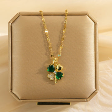 Zircon Green Diamond Copper Based Pendant
